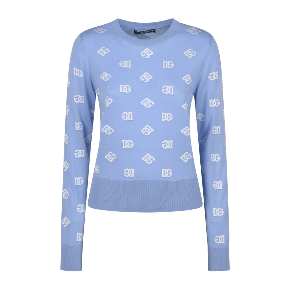 Dolce & Gabbana Stijlvolle Sweaters Blue Dames