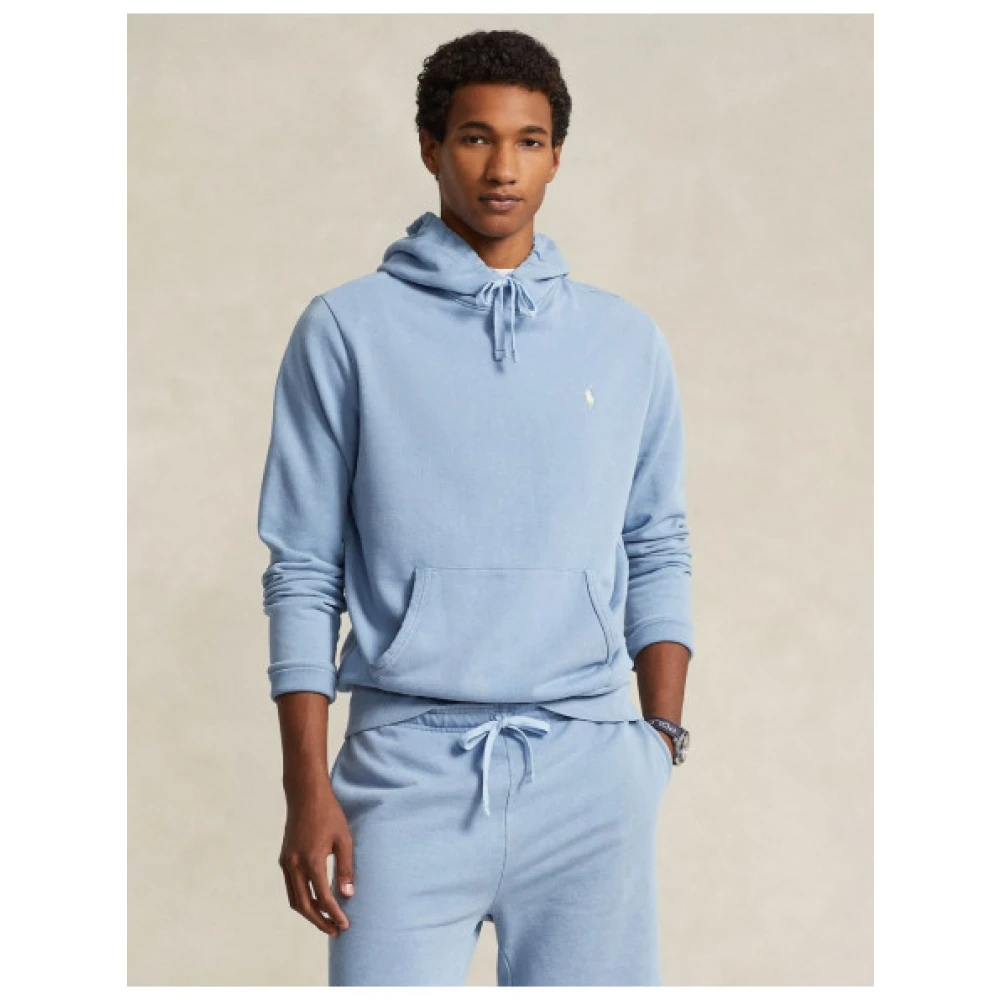Polo Ralph Lauren Cotton Hoodie Blue Heren