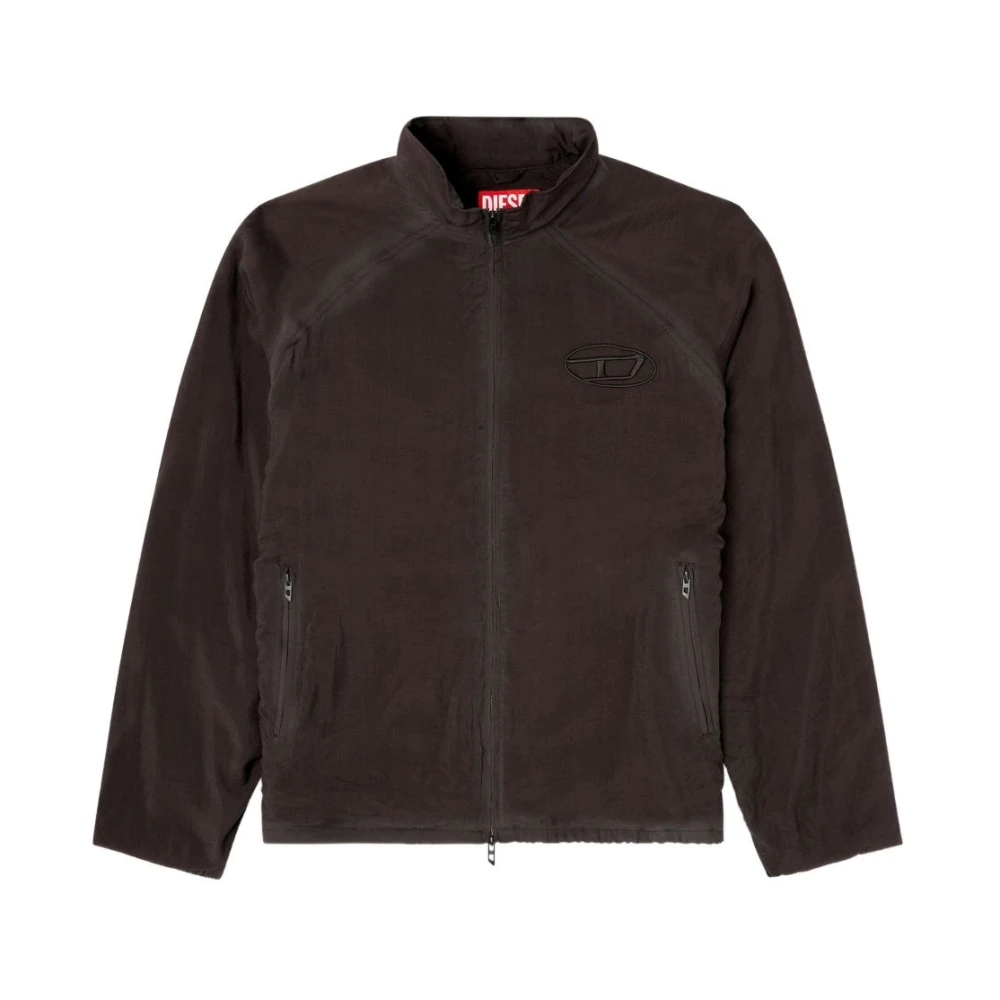 Diesel Men's Gray Light Jackets, M, Jackets Grey