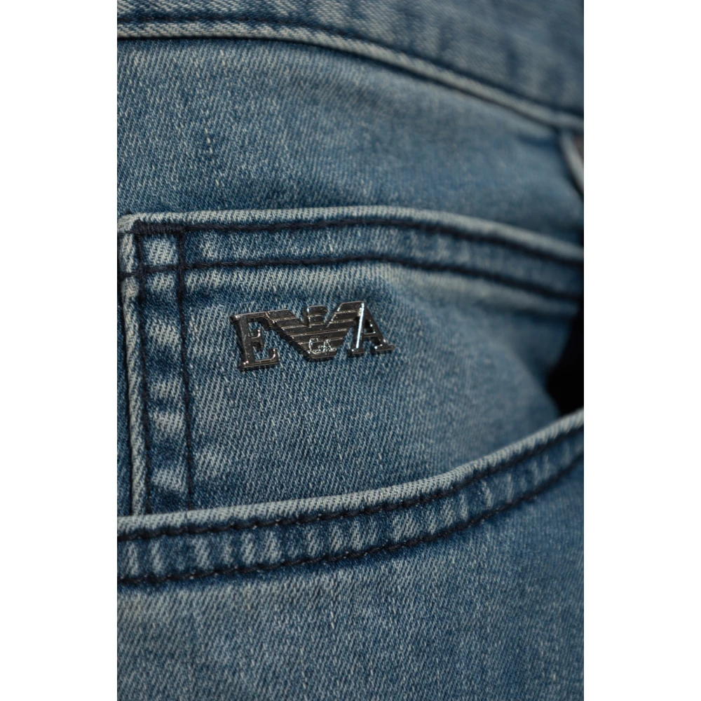 Emporio Armani J45 reguliere type jeans Blue Heren