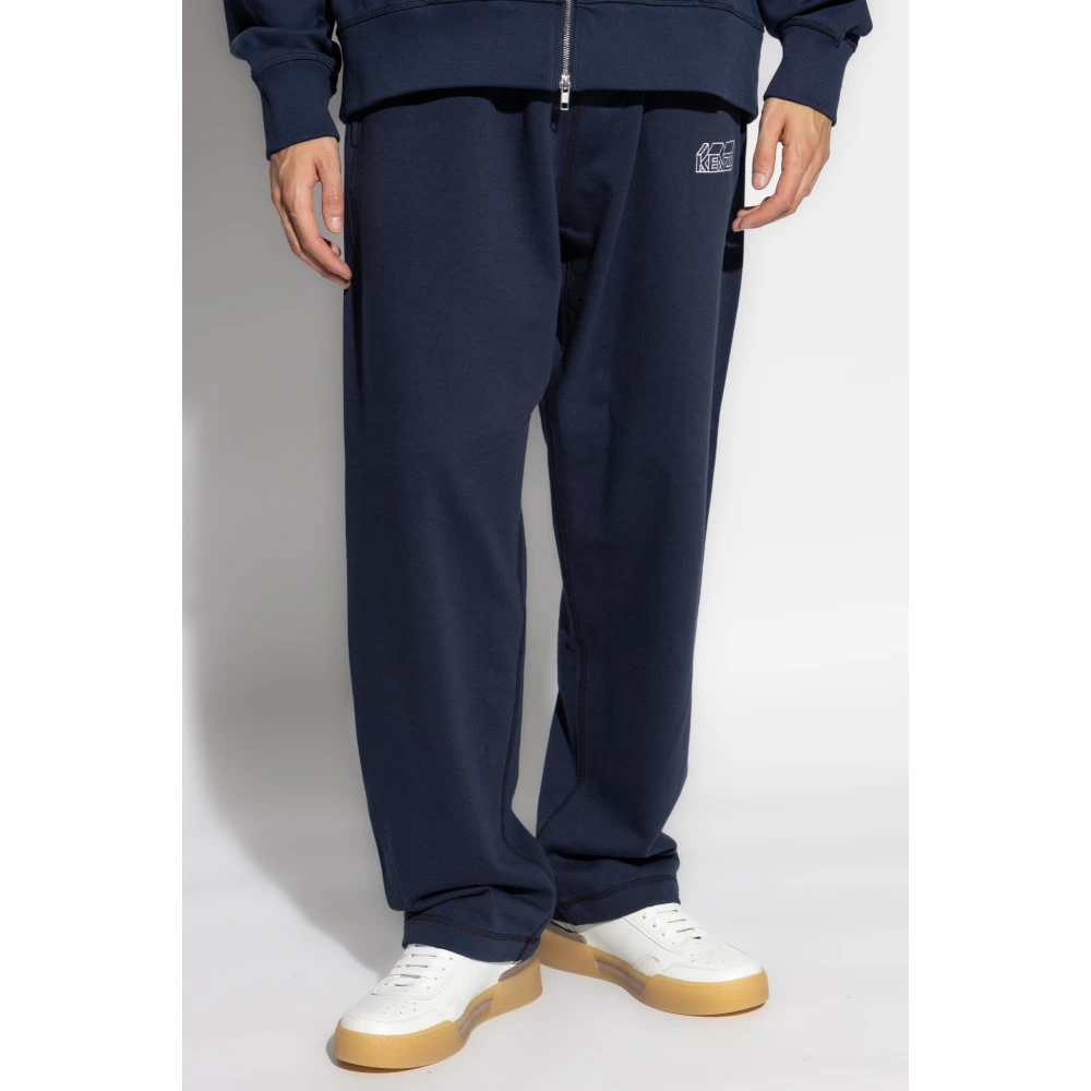 Kenzo Sweatpants Blue Heren