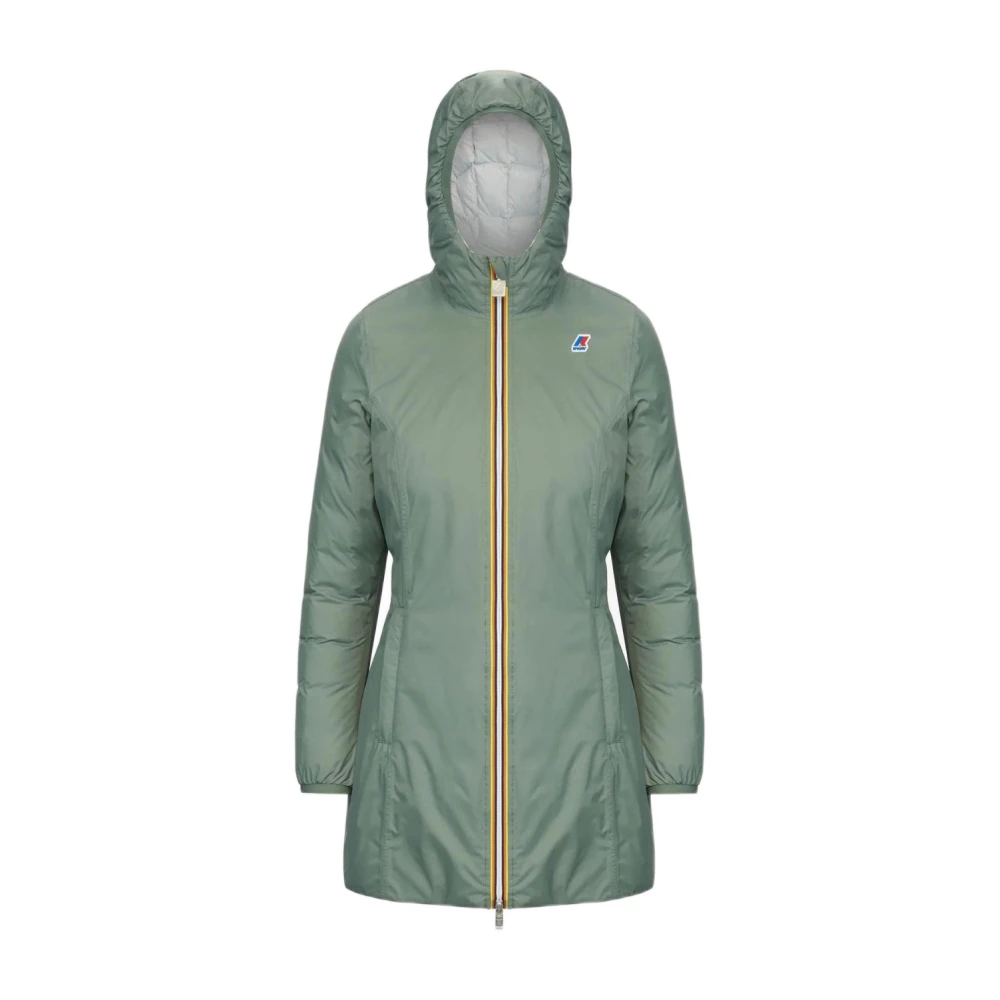 K-Way Women's Green Reversible Down Jacket