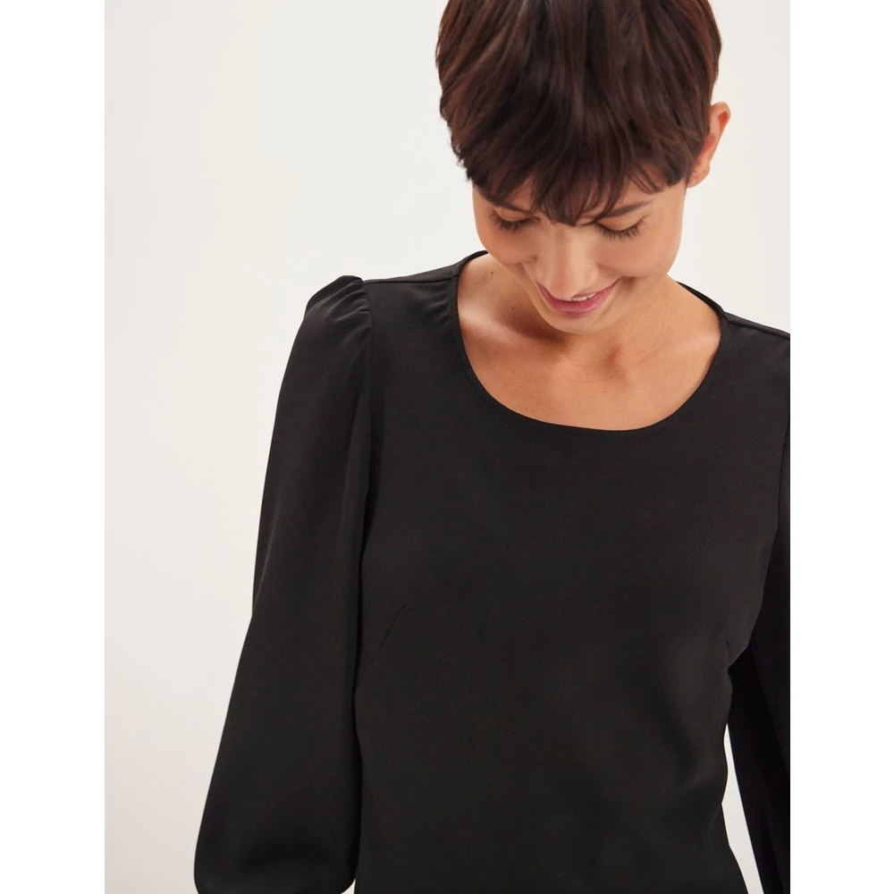 Ines De La Fressange Paris Amael zwarte jurk Black Dames