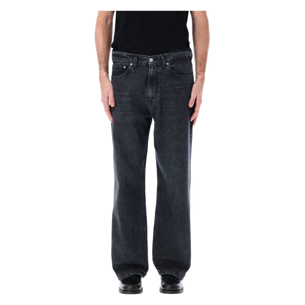 Our Legacy Black Third Cut Denim Pant - Male - Straight Fit Jeans - W34 - Jeans