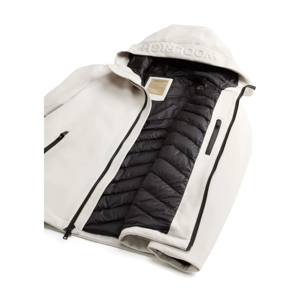 Woolrich Ivoor Winterjassen Beige Heren
