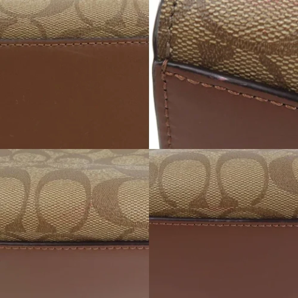 Coach Pre-owned Leather handbags Brown Dames