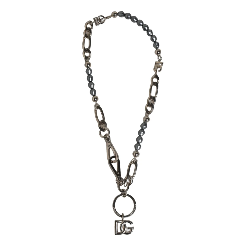 Dolce & Gabbana Women's Gray Necklaces, One Size, Charm Necklace