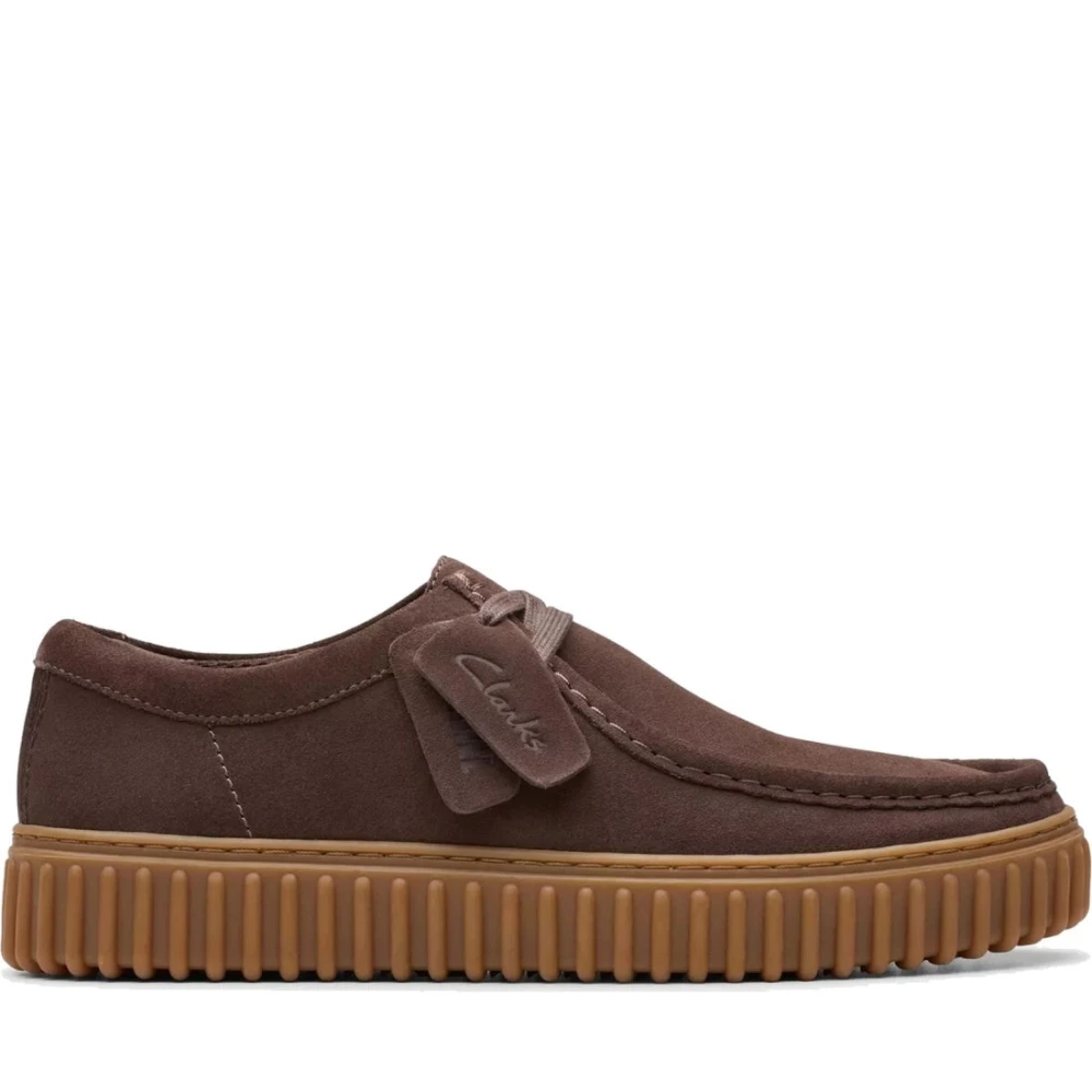 Clarks Men's Brown Laced Shoes,, Dark Leisure Trainers Size 8 Uk
