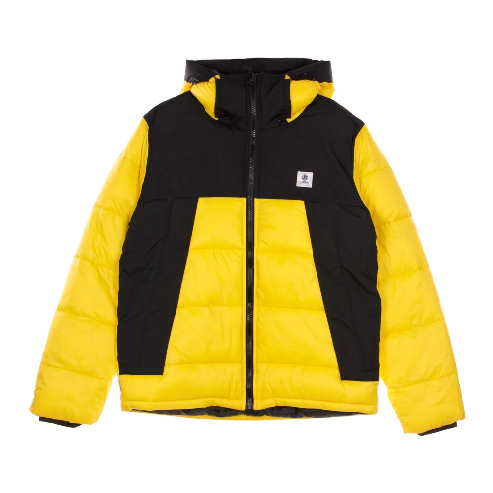 Element Puff Donsjas voor Mannen Yellow Heren