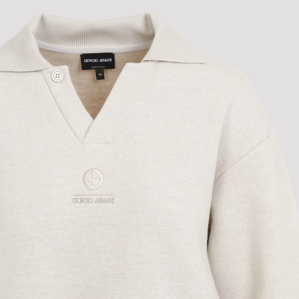 Giorgio Armani Vapore Polo Shirt Beige Dames