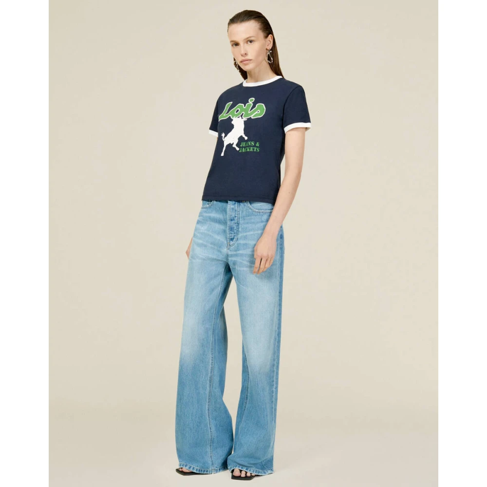 Lois Stijlvolle Denim Jeans Blue Dames