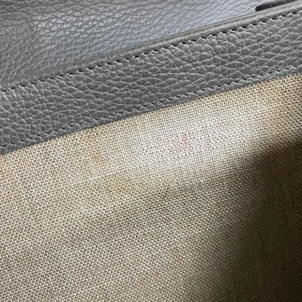 Gucci Vintage Pre-owned Leather shoulder-bags Beige Dames