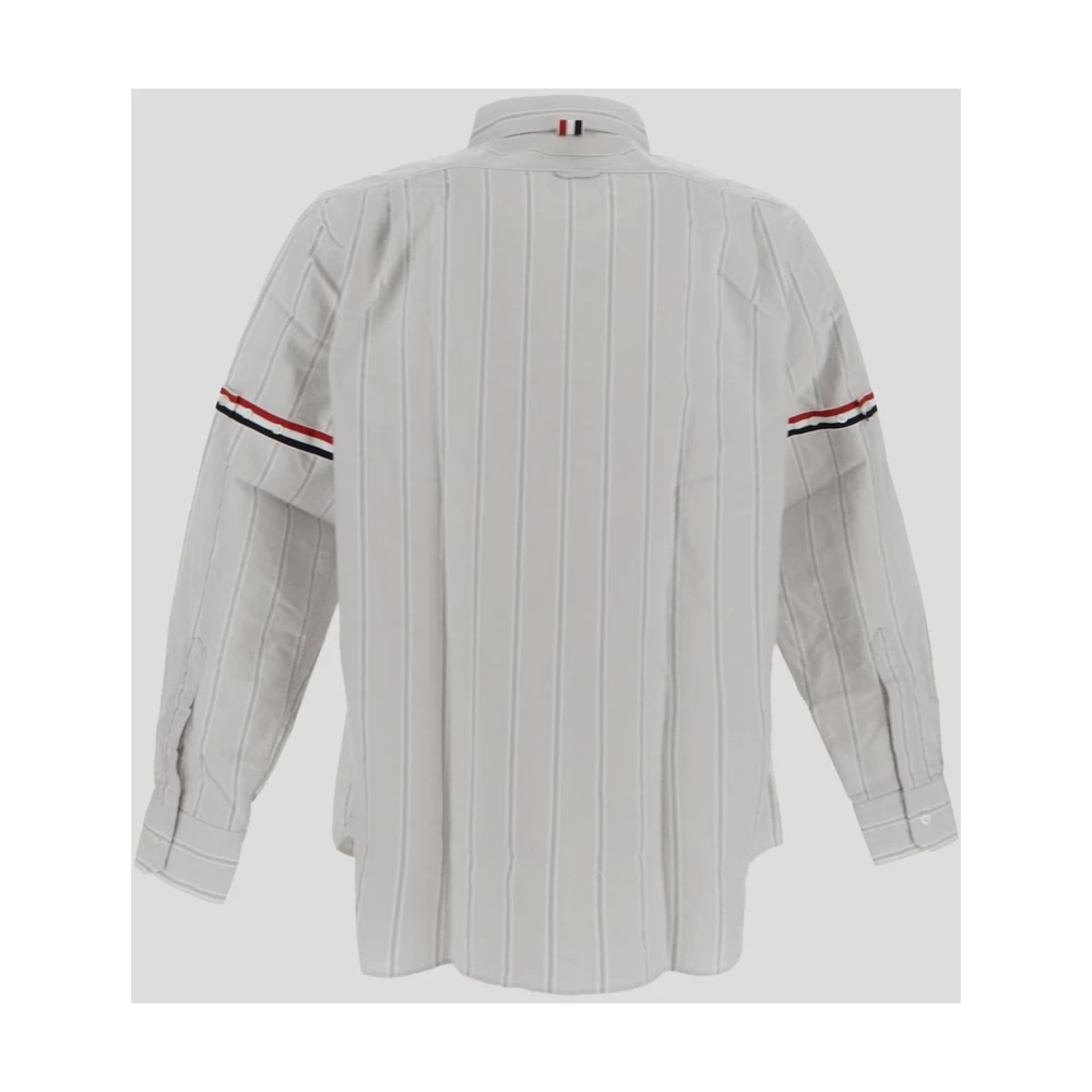 Thom Browne Grijze Overhemd met Lange Mouwen White Heren
