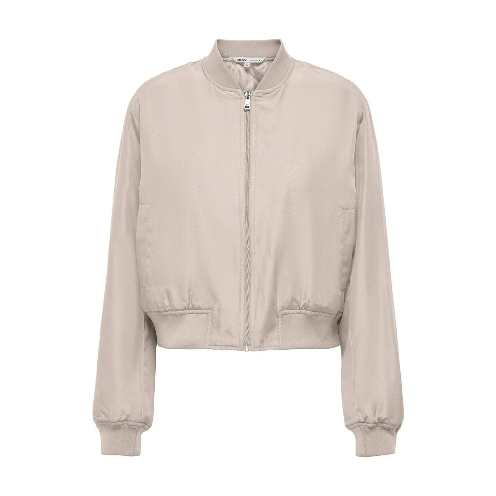 Only Bomber Jas Beige Dames