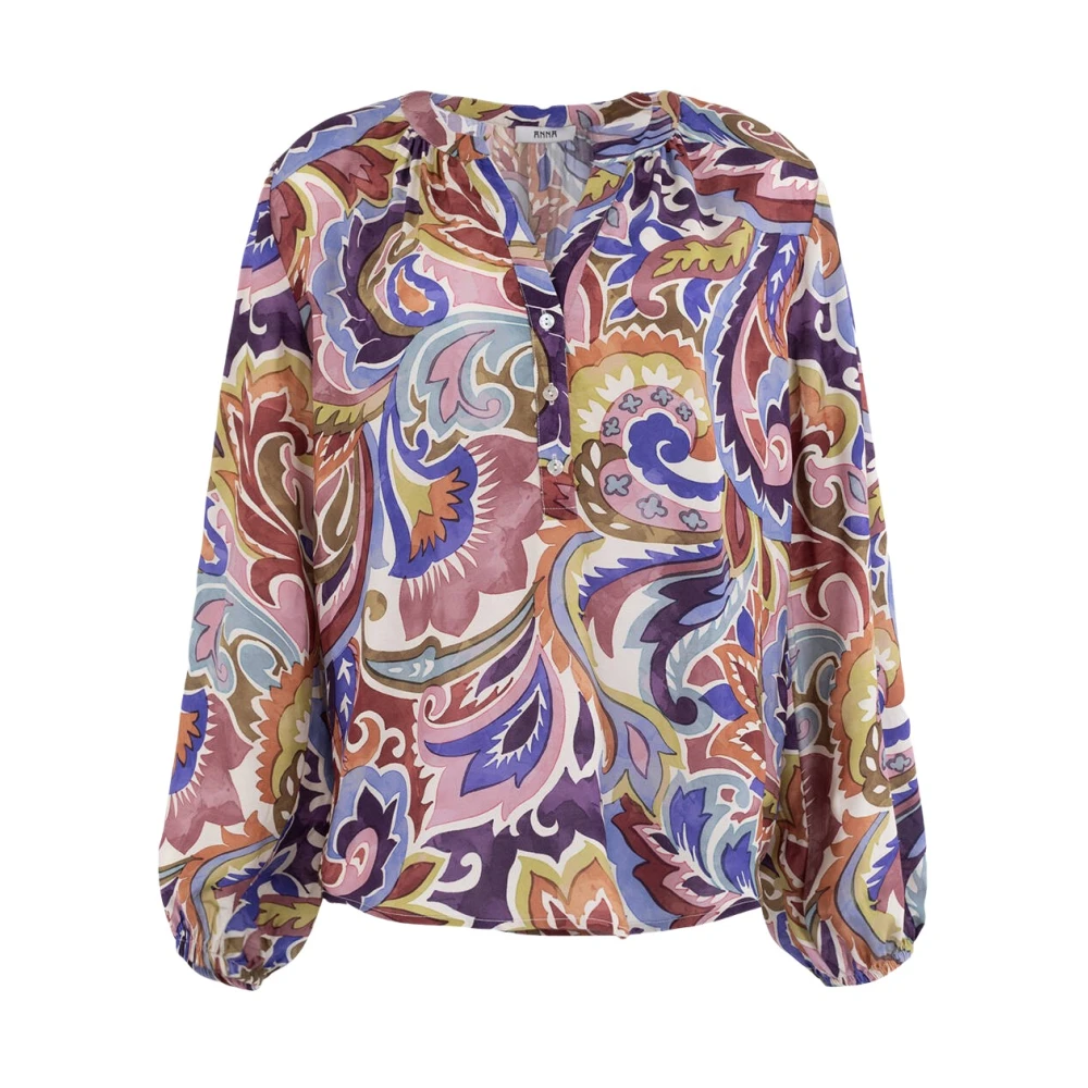 Anna Van Toor Lange Mouw Top 43A05-02907L Multicolor Dames