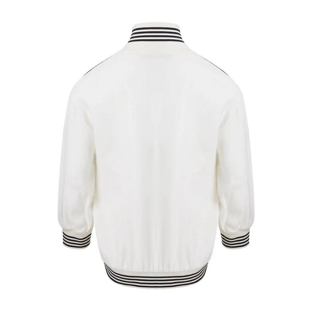 Dolce & Gabbana Witte Katoenen Trui White Dames