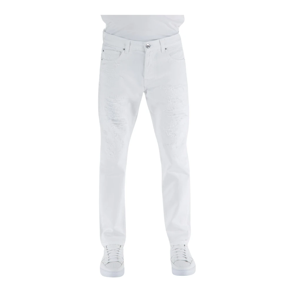 Desmore Slim-fit Jeans White Heren