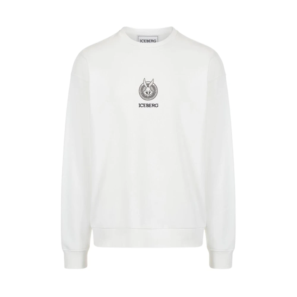 Iceberg Men's White Jumpers Ecru - Sweatshirts - Xl - Sweatshirts & Hoodies