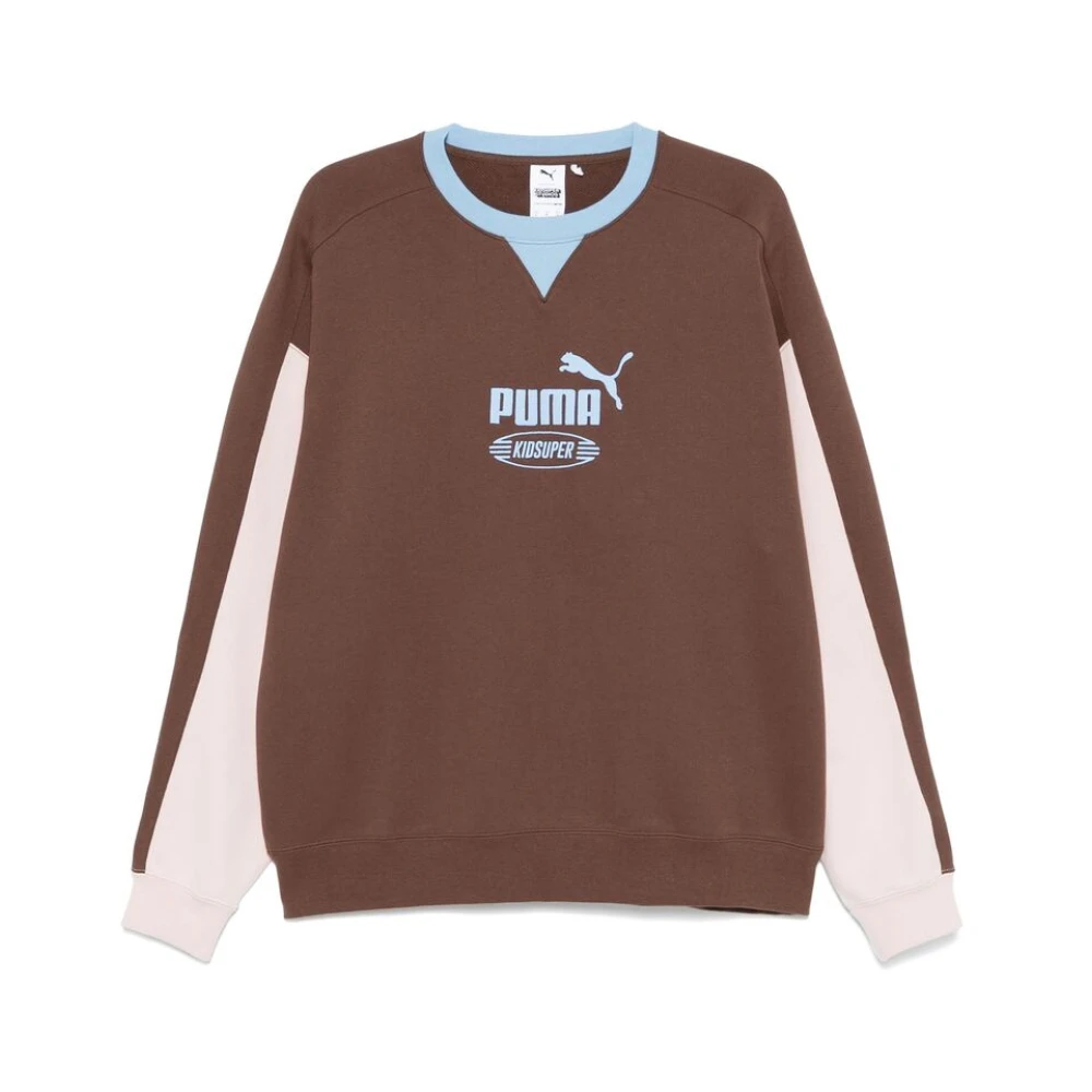 Puma Kidsuper Studios Color-Block Sweater Brown Heren