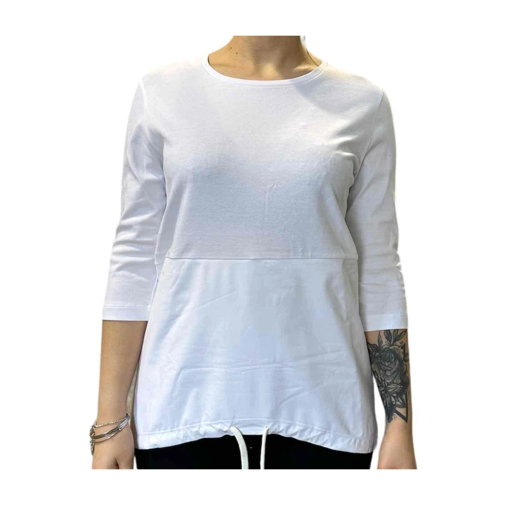 Herno Long Sleeve Tops White Dames