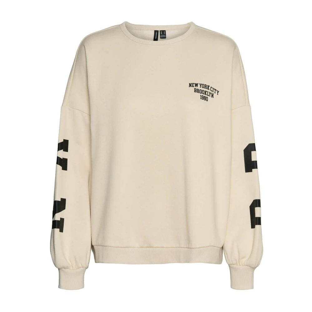 Vero Moda Casual Sweatshirt Box JRS Beige Dames