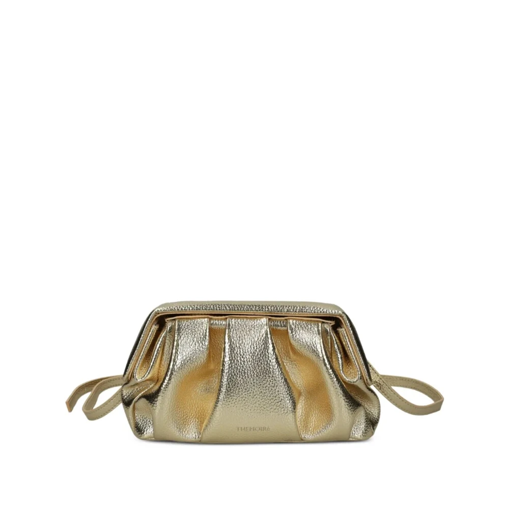 Themoirè Women's Yellow Athena Pochette Bottolato Laminato