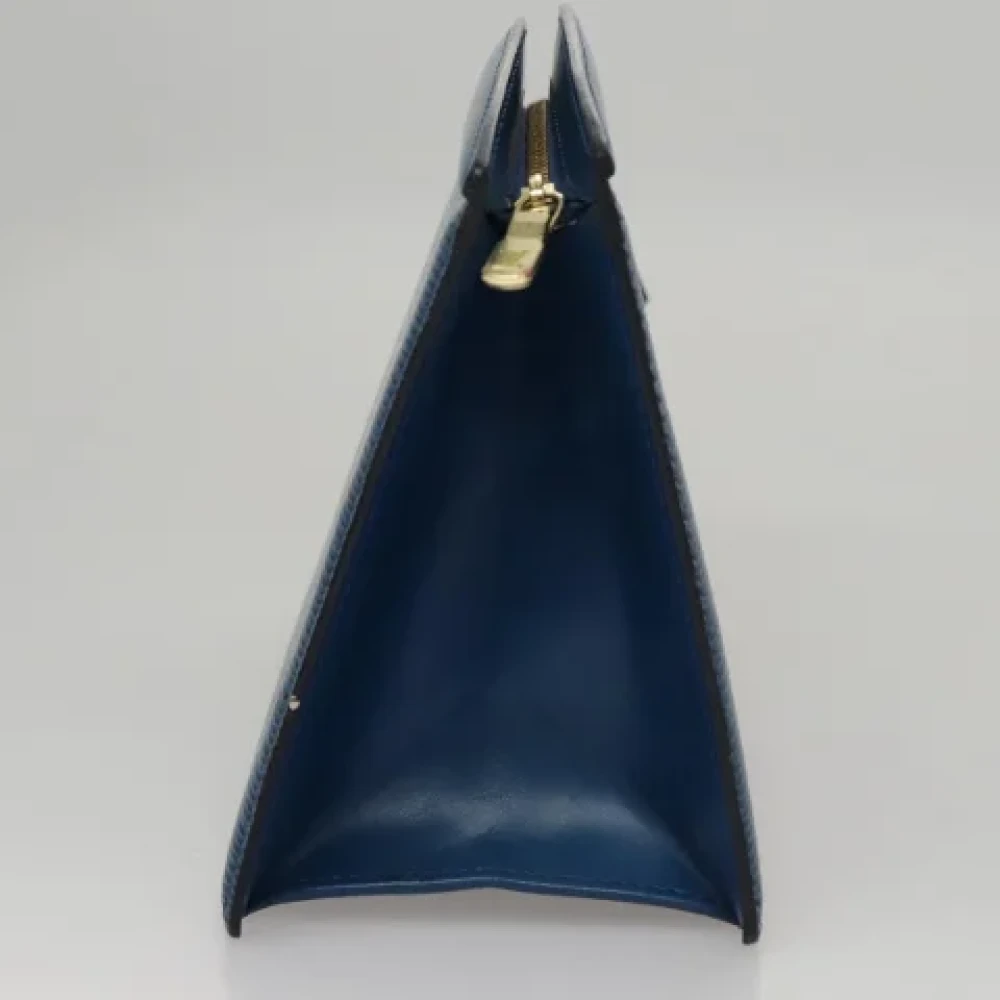 Louis Vuitton Vintage Pre-owned Leather pouches Blue Dames