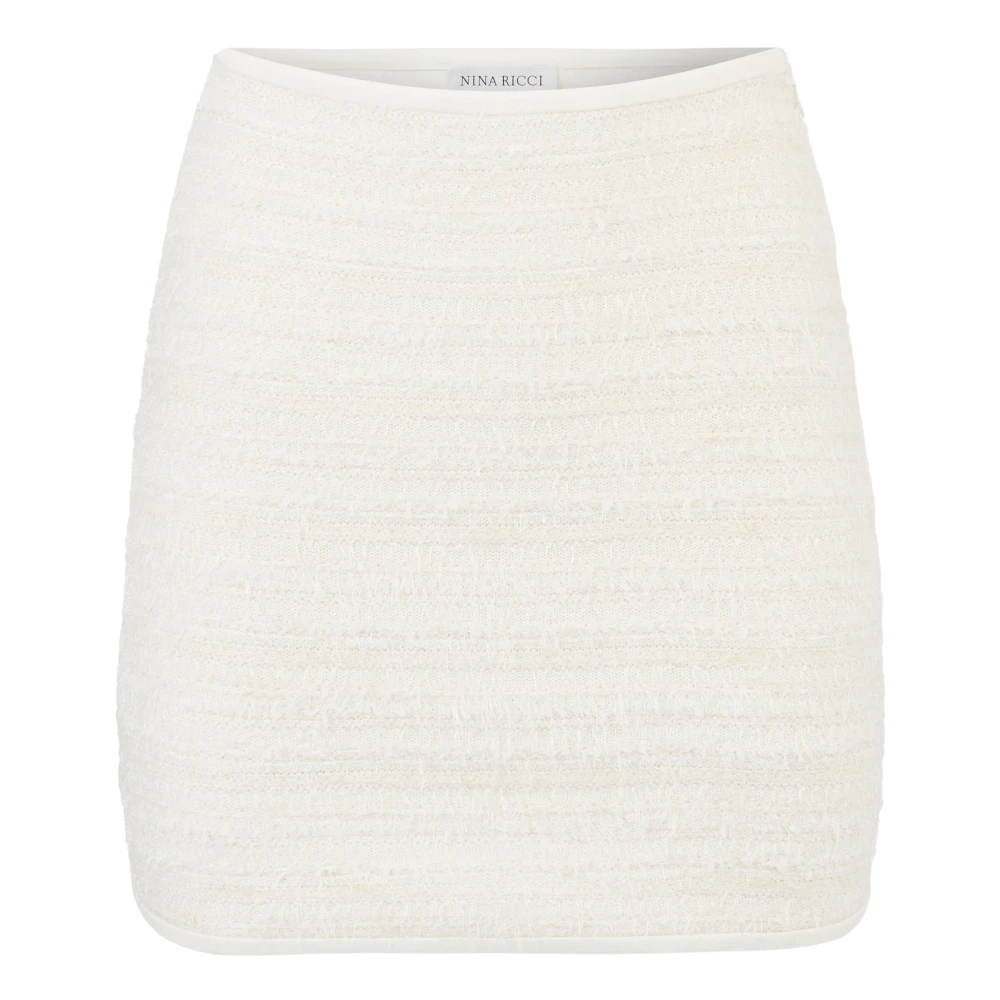 Nina Ricci Mini ROK IN Denim EN White Dames