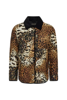 Leopardmönstrad Jacka för Kvinnor