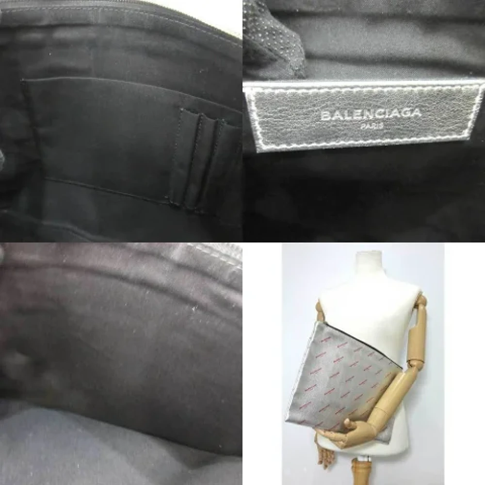 Balenciaga Vintage Pre-owned Fabric balenciaga-bags Gray Dames
