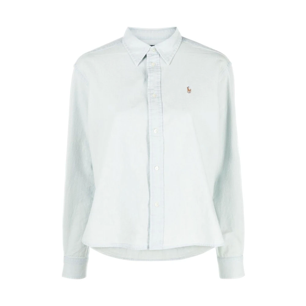 Ralph Lauren Overhemd Blue Dames