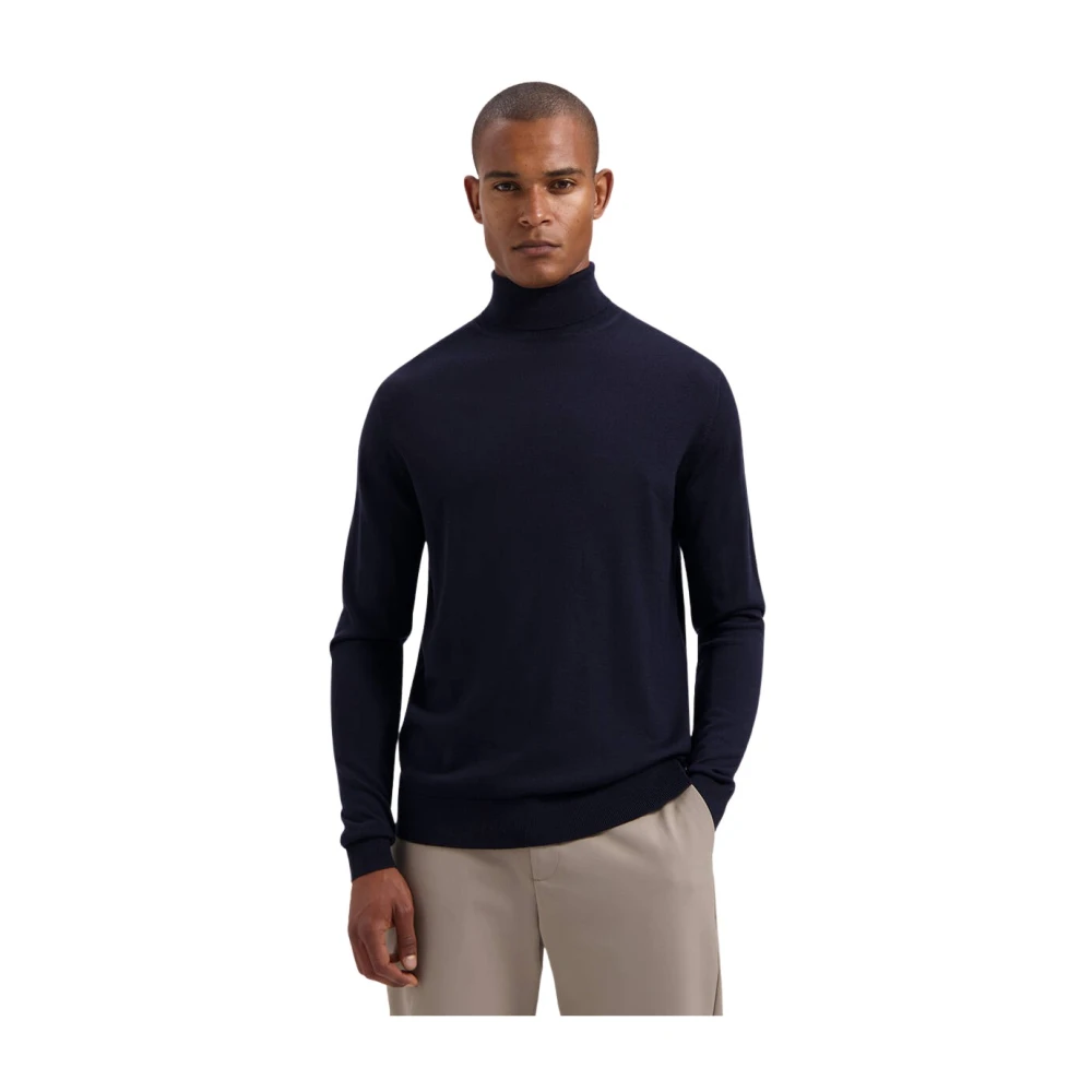 Dstrezzed Turtle Neck Pullover Blue Heren