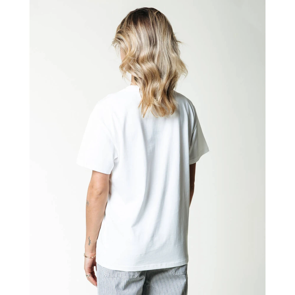 Colourful Rebel Rugby Loosefit Tee White Dames