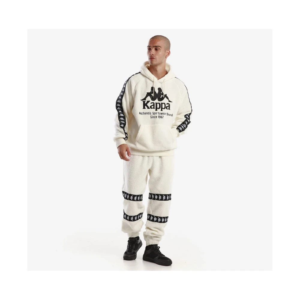 Kappa Hoodie White Heren