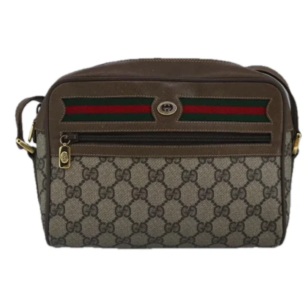 Gucci Vintage Pre-owned Canvas gucci-bags Brown Dames