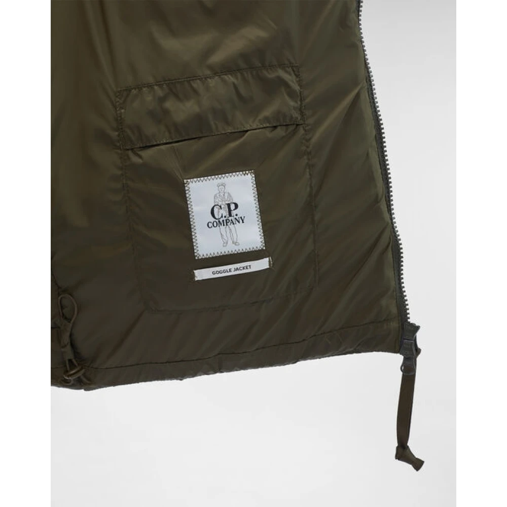 C.P. Company Verstelbare Goggle Jas Green Heren