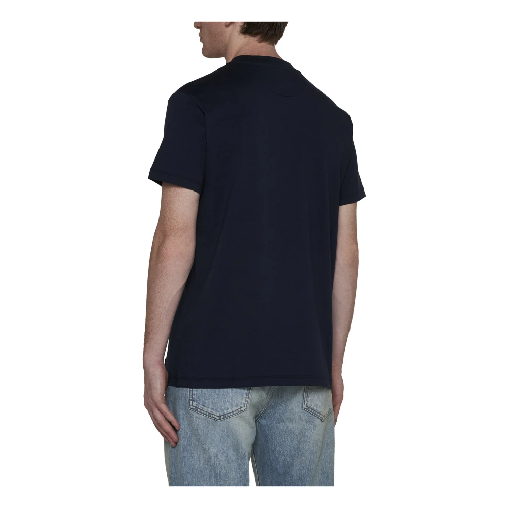 Valentino Blauwe T-shirts en Polos Blue Heren