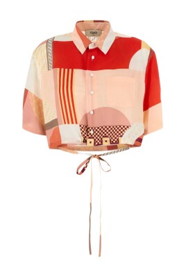 red-abstract-print-button-up-shirt
