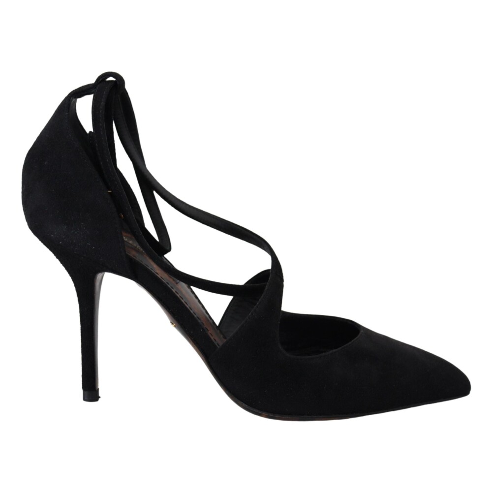 Escarpin noir en daim best sale