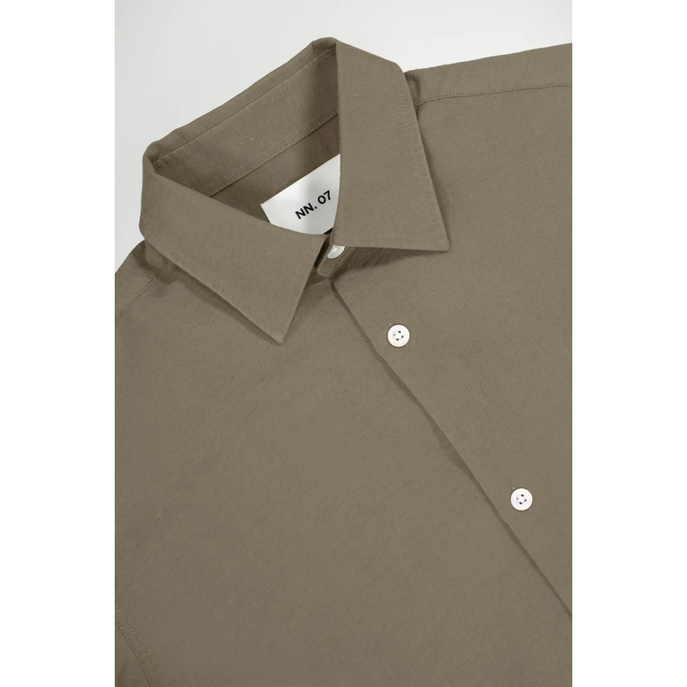 Nn07 Shirts Green Heren
