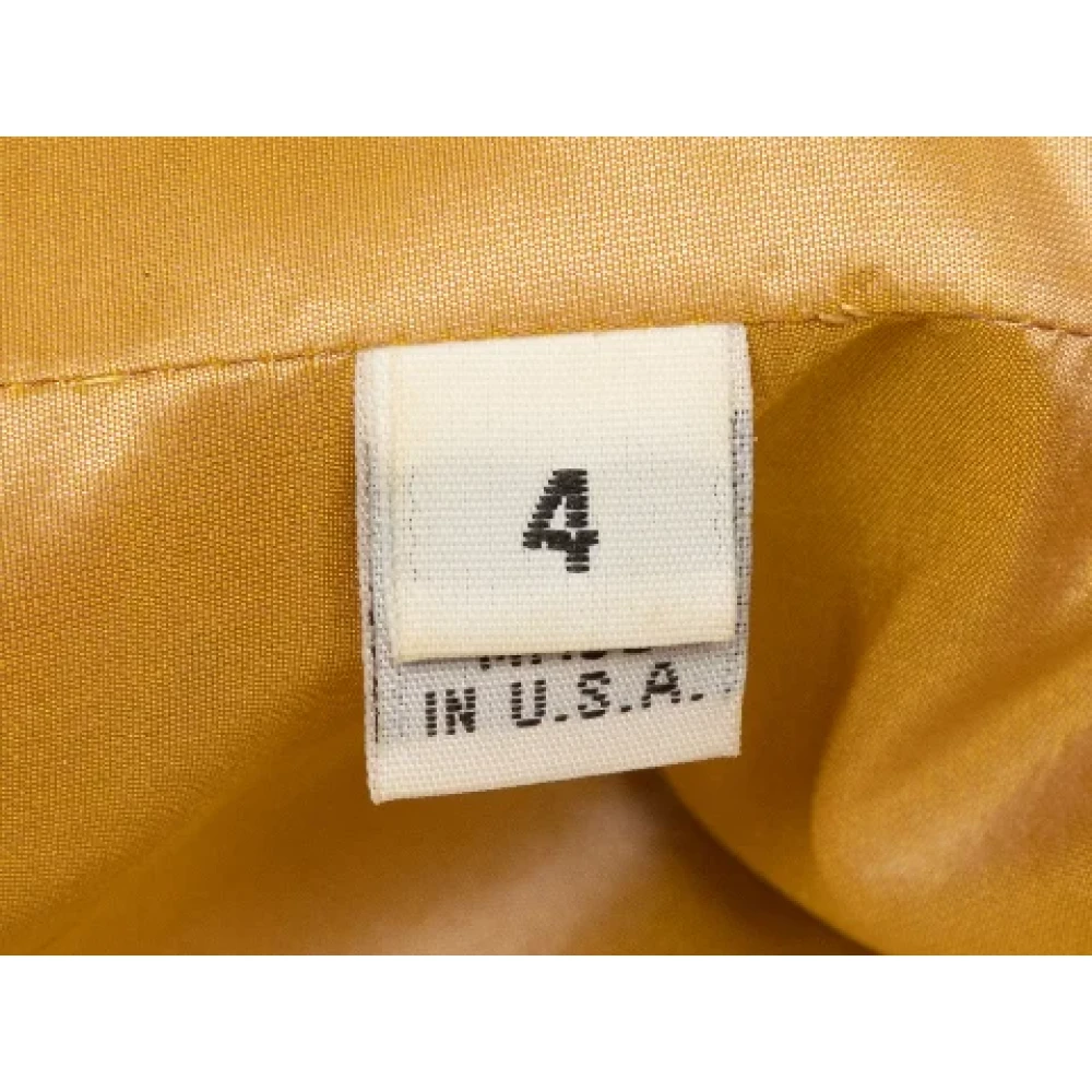 Oscar De La Renta Pre-owned Fabric outerwear Yellow Dames