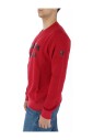 rode-sweatshirt-met-lange-mouwen