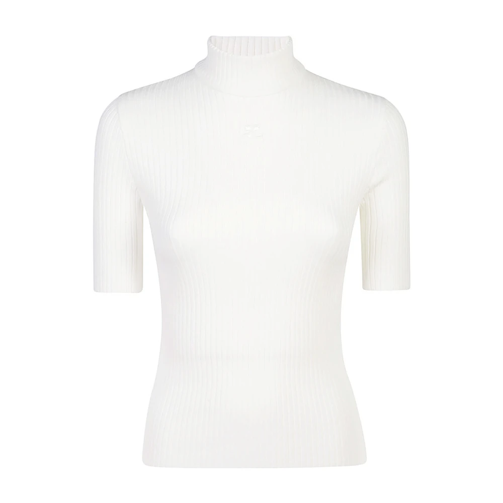 Courrèges Witte Sweatshirt Aw24 Damesmode White Dames