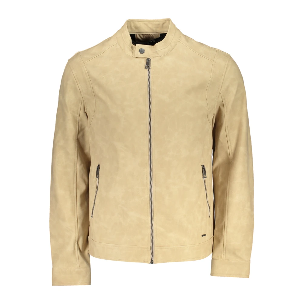 Guess Beige Sportjacke Elegant en Praktisch Beige Heren