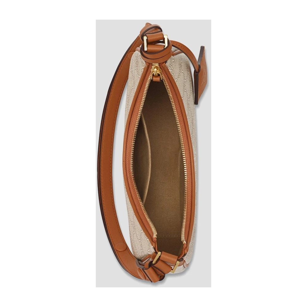 MCM Oplopende Maan Hobo in Lauretos Beige Dames