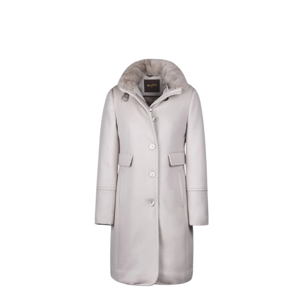 Moorer - Coats > Parkas - White - Moorer - Modalova