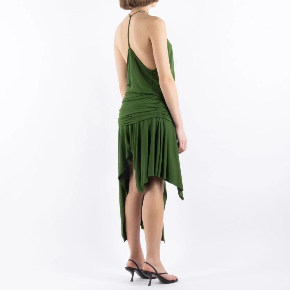 Acne Studios Donkergroene Jurk Green Dames