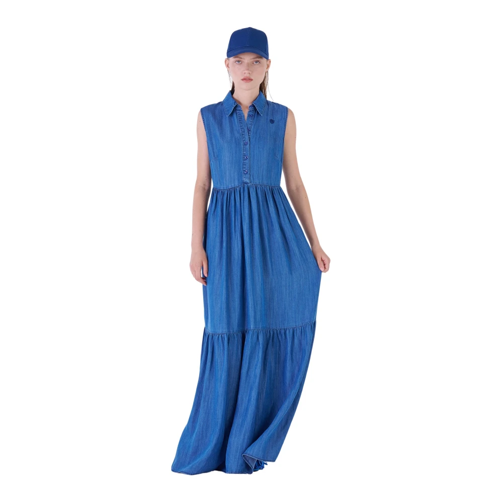 Silvian Heach Shirt Dresses Blue Dames