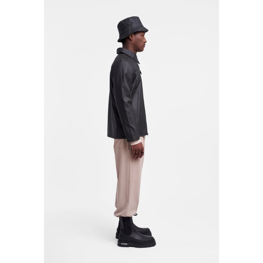 Stutterheim Lichtgewicht Waterdicht Overshirt Black Heren