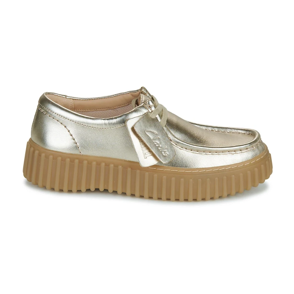 Clarks Women's Yellow Laced Shoes, 5 Uk, Torhill Bee